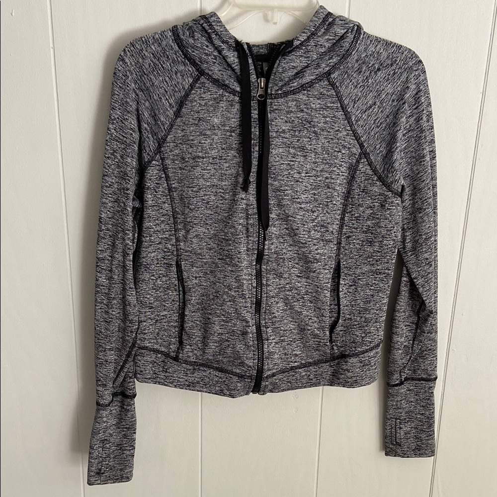 🪷Champion Full Zip Cropped Sweatshirt Medium EUC